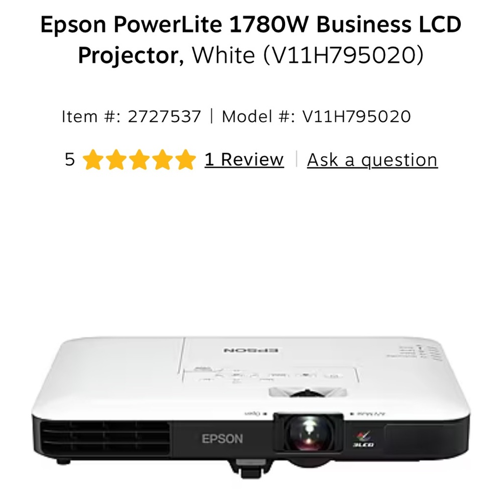 Epson Powerlight Projector LCD